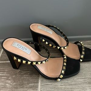 Gold Studded Steve Madden Heels